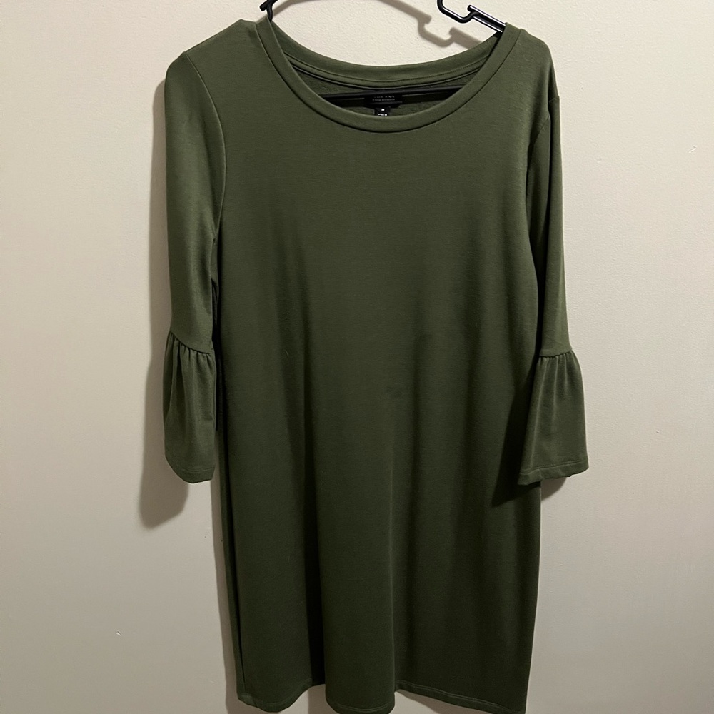 Green Shirt Dress
